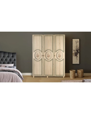 Armoire FLEUR CHÊNE 135 x 52 x 192 CM