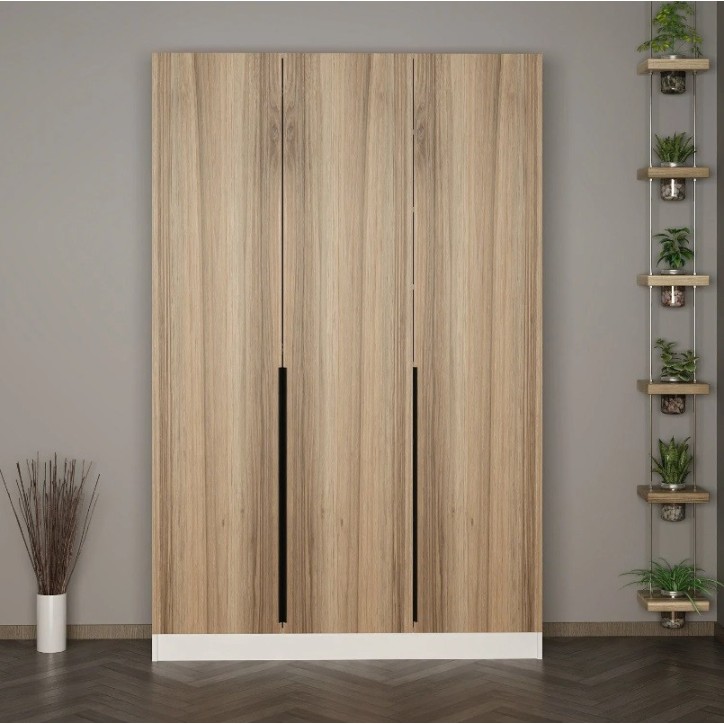 copy of Meuble d'entrée KALE 180 cm blanc et bois