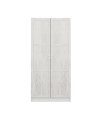 Armoire  2 Portes Blanc Dégrin  190 x 52 x 90