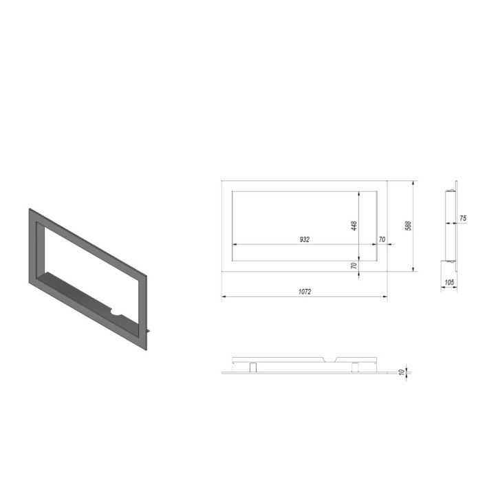 copy of Inzethaard met schuifdeur NADIA 14