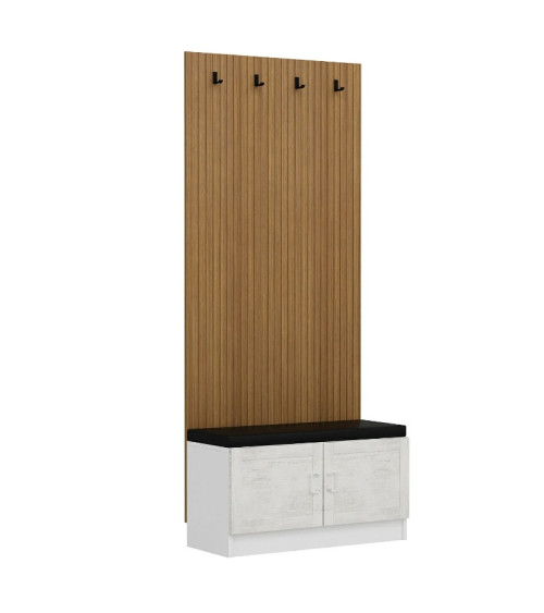 Mueble recibidor POLA 90 cm crema