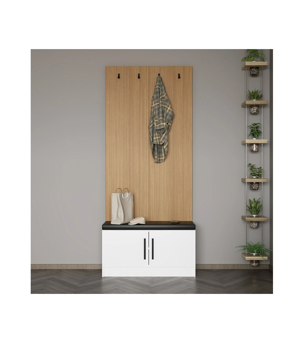 Móvel de entrada POLA 90 cm branco