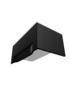 CAPRI BLACK MINI Rechthoekig bad 100/120x70 cm, met voorkant