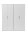 Armoire 4 Portes blanc brillant 180x200 cm