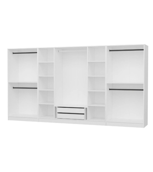 copy of Meuble d'entrée KALE 180 cm blanc et bois
