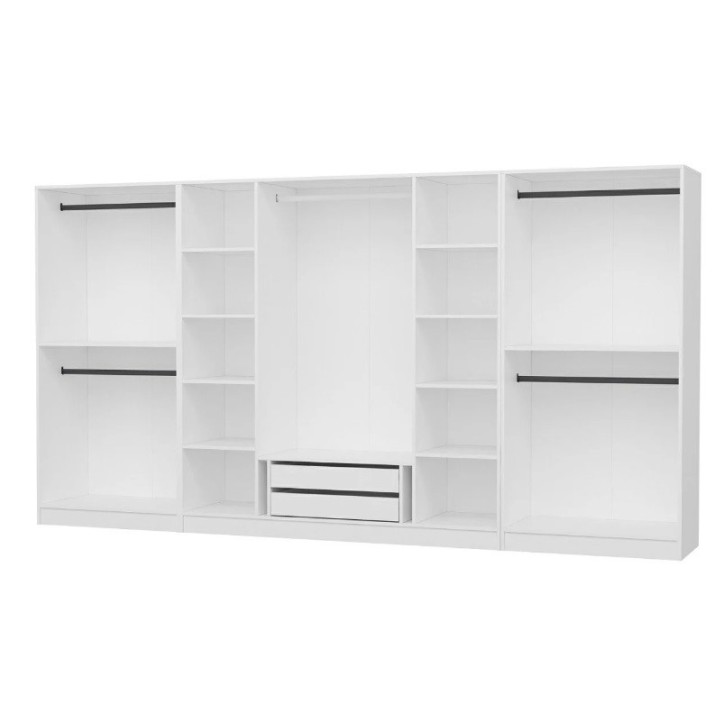 Armario Vestidor NEO 360 cm blanco