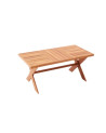 Salón de jardín St Jean II écru y madera de Iroko