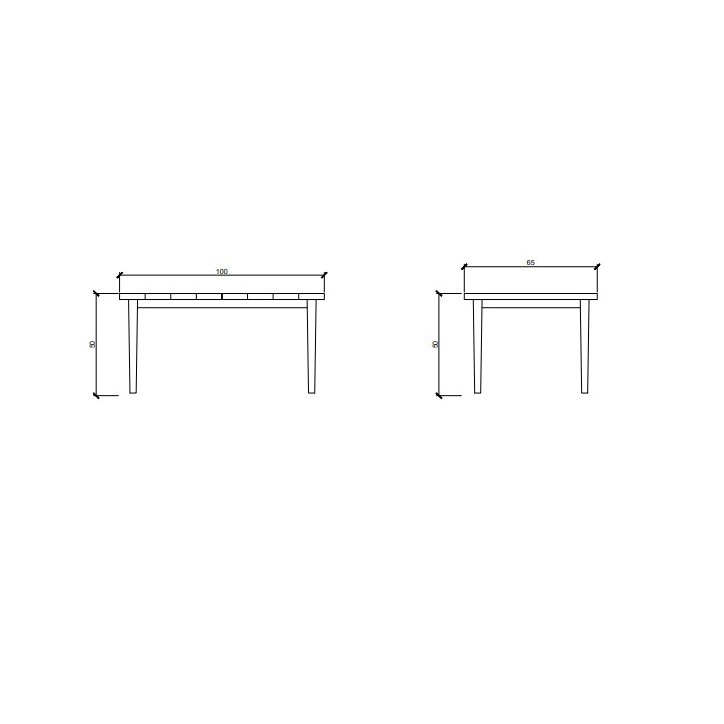 Salón de jardín St Jean II écru y madera de Iroko