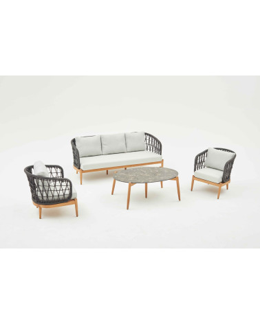 Conjunto de muebles de jardín St Raphael II Crudo