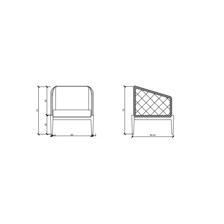Conjunto de móveis de jardim St Raphael II Cru