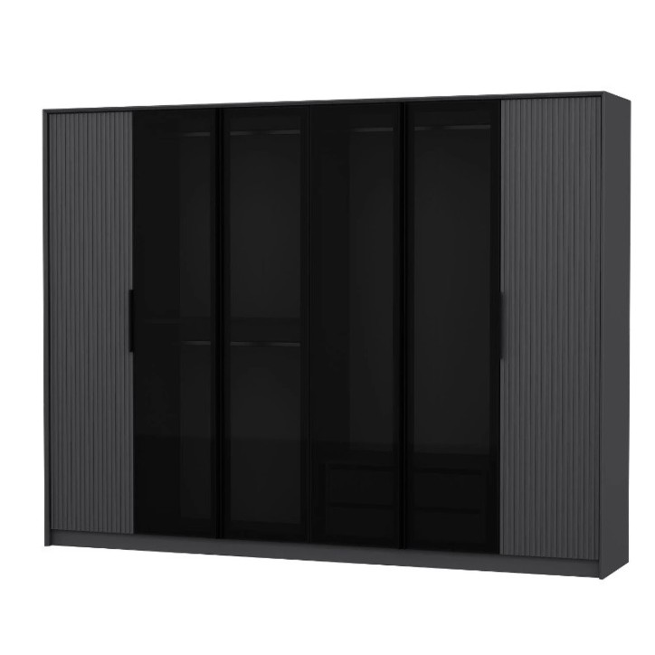 Roupeiro LUXE 274 cm antracite