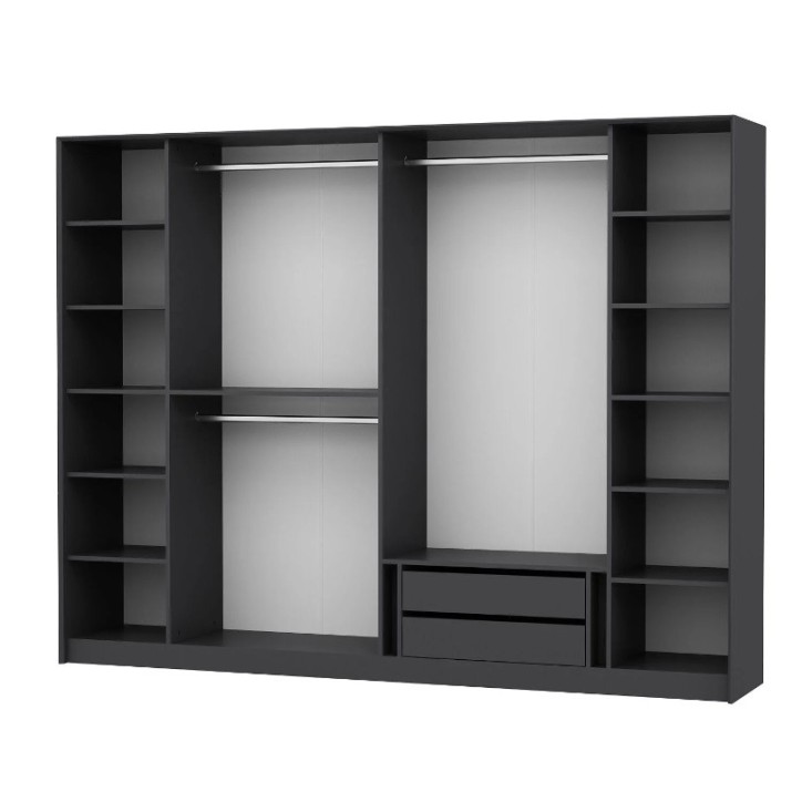 Armadio LUXE 274 cm antracite