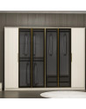 copy of Meuble d'entrée KALE 180 cm blanc et bois
