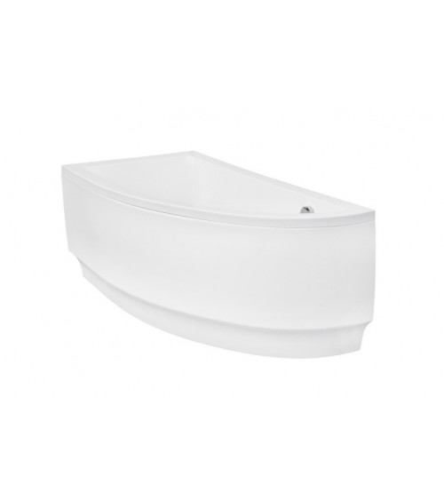Baignoire d'angle ORIEGA 150 cm gauche avec tablier et appui tête