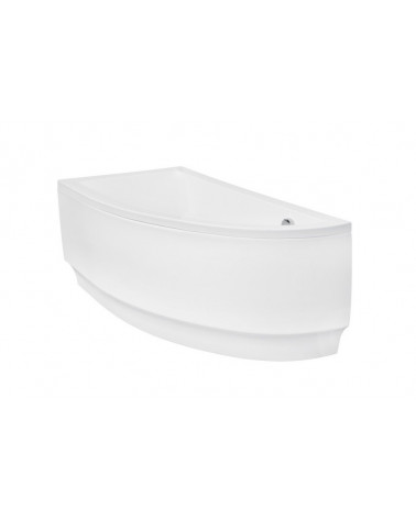 Baignoire d'angle ORIEGA 150 cm gauche avec tablier et appui tête