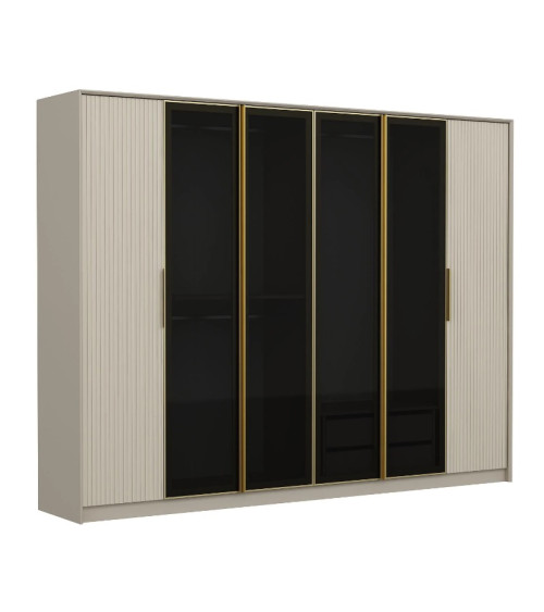 Roupeiro LUXE 274 cm bege