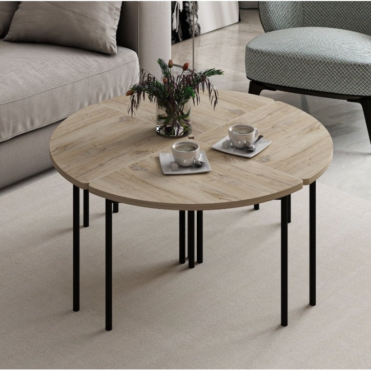 Mesa de centro Emma 90 cm madera