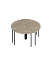 Mesa de centro Emma 90 cm madeira