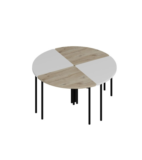 copy of Meuble d'entrée KALE 180 cm blanc et bois