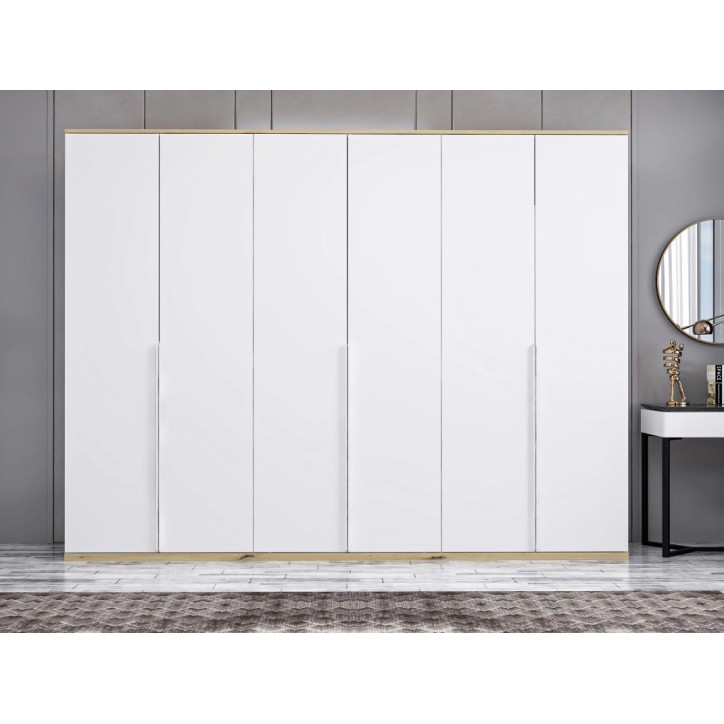 copy of Meuble d'entrée KALE 180 cm blanc et bois