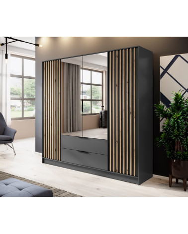 Armadio MELODIE 206 cm antracite