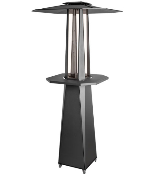 Chauffage d'extérieur VEGAS noir avec table et dome