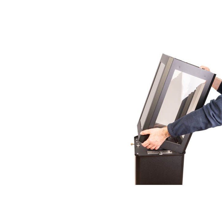 Calefactor de exterior ANGELES negro Calefactor de exterior ANGELES negro