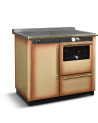 Stufa a legna con forno NUX 95 cm Ocra