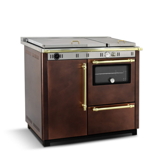 copy of Cuisinière à bois NUX 95 cm noire