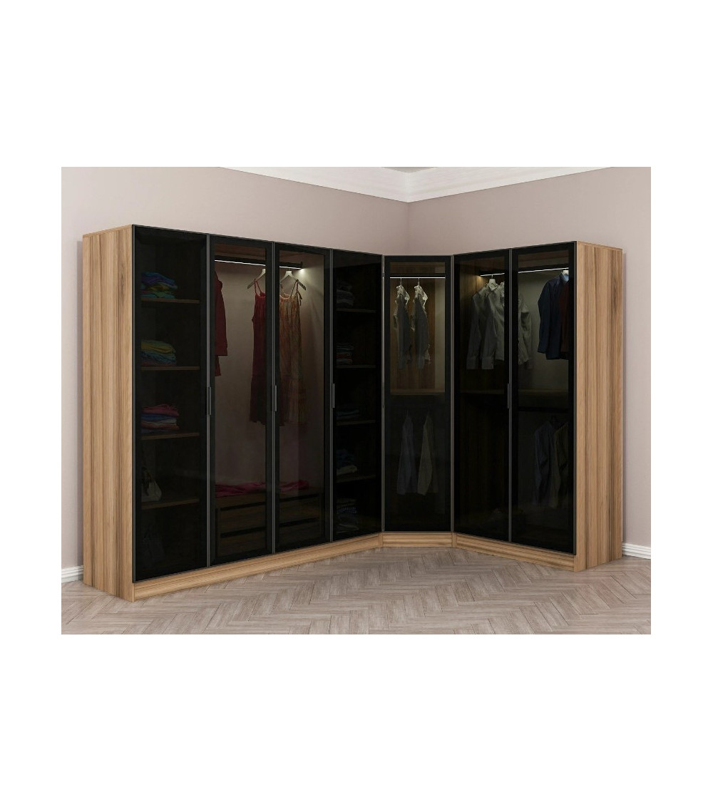 Armoire Coulissante 2 Portes Minar Kale 190 x 60 x 120