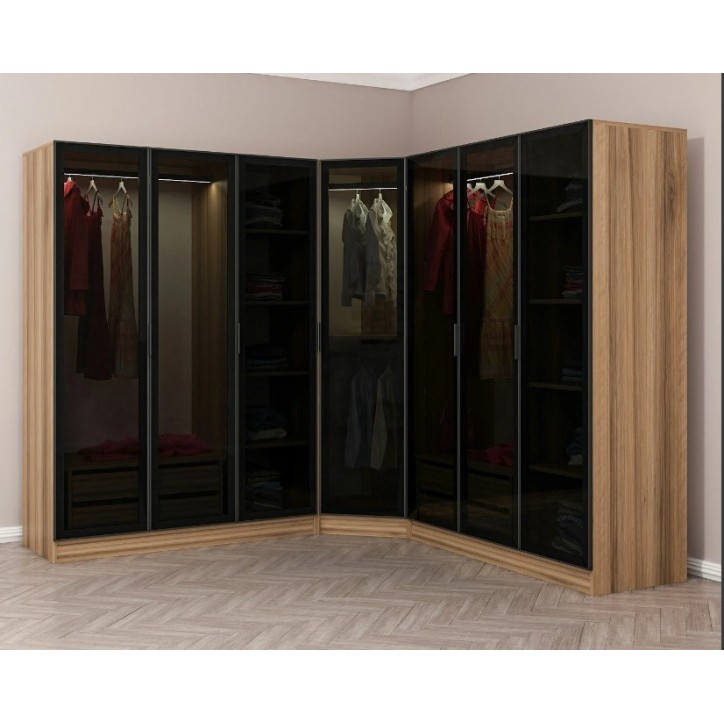 Roupeiro carvalho de canto 440x210x52