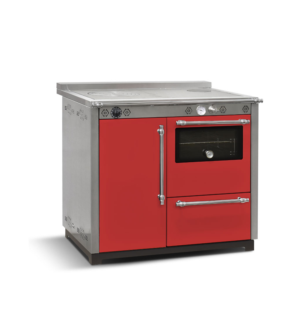 copy of Cuisinière à bois NUX 95 cm noire