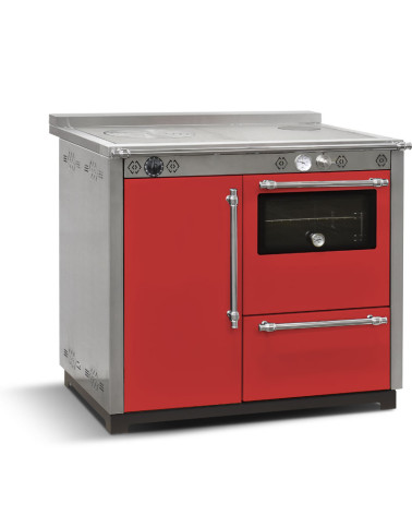 copy of Cuisinière à bois NUX 95 cm noire