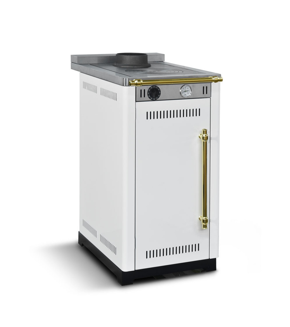 Fogão a lenha MINI 45 cm Branco