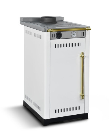 Cuisinière à bois MINI 45 cm Blanche