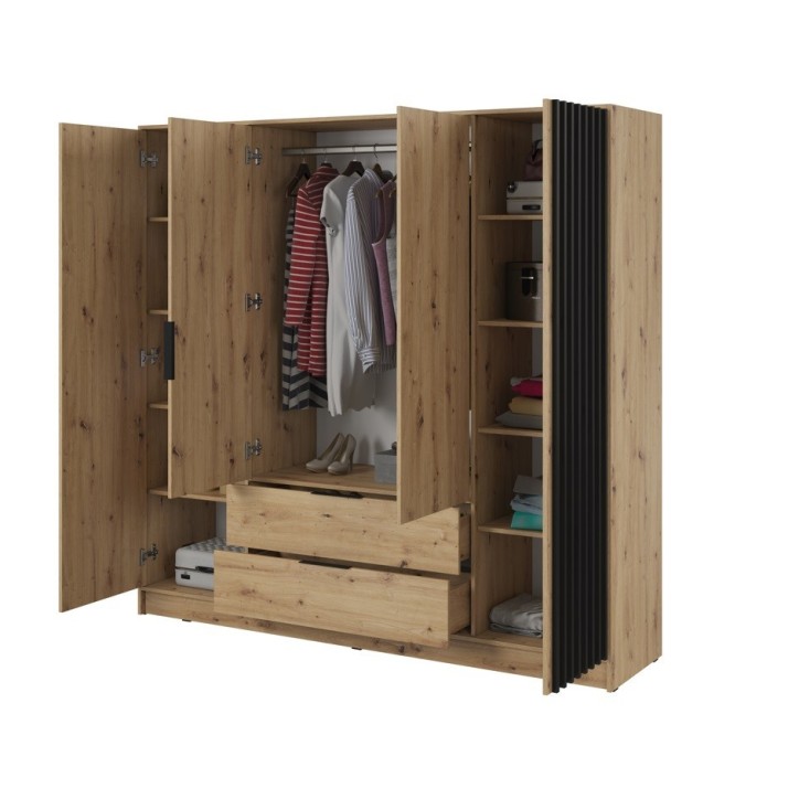 Armoire MELODIE 206 cm chêne
