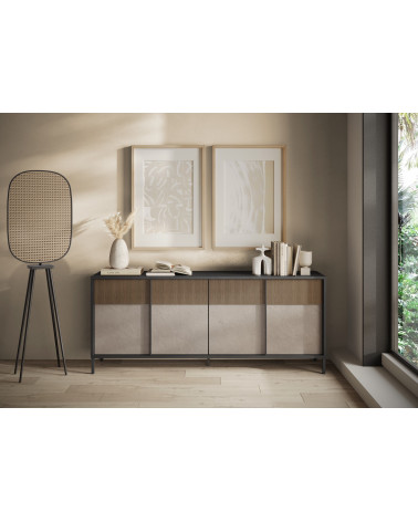 copy of Buffet EVEREST 206 cm Lave, argile et bois