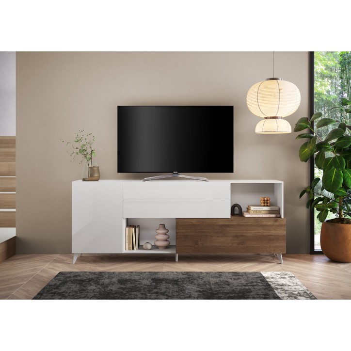 copy of Buffet EVEREST 206 cm Lave, argile et bois