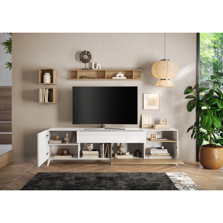 Mobile da TV ANDORRE 240 cm cassette colori a scelta