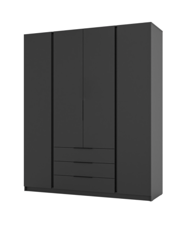 Armoire KAJA Gris Anthracite – 200 x 239 x 61,9 cm