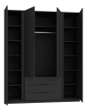Armoire KAJA Gris Anthracite – 200 x 239 x 61,9 cm