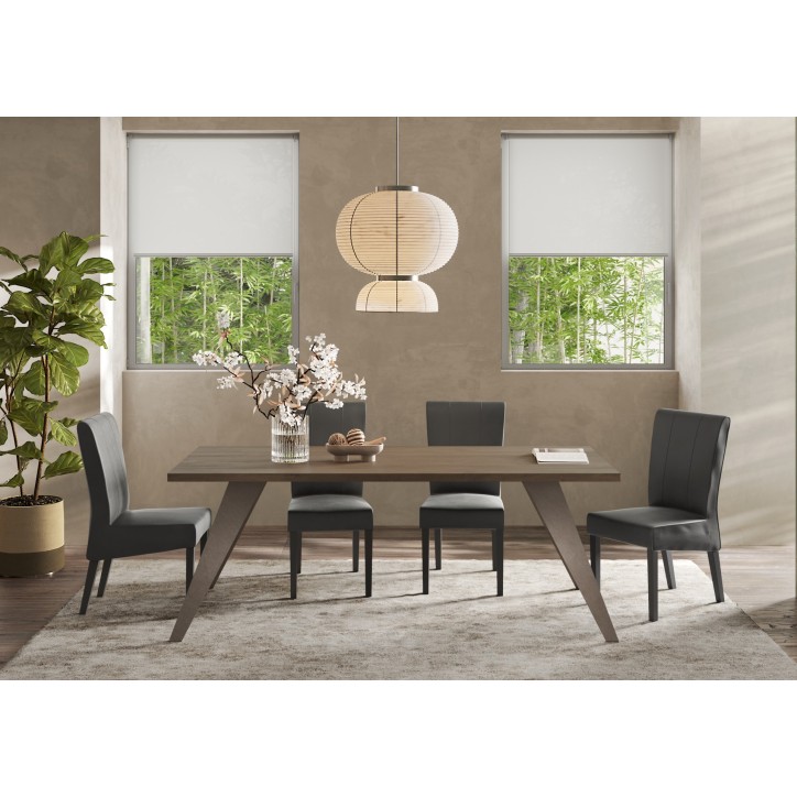 Mesa PAUL 210 cm Carvalho de Mercúrio e bronze Mesa PAUL 210 cm Carvalho de Mercúrio e bronze