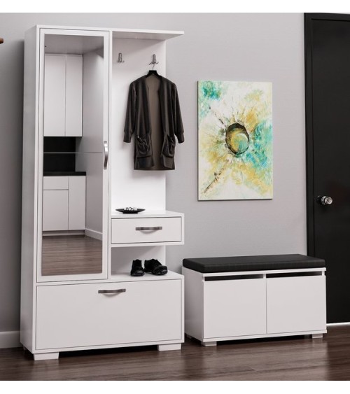 Meuble d'entrée avec banc  NILDA