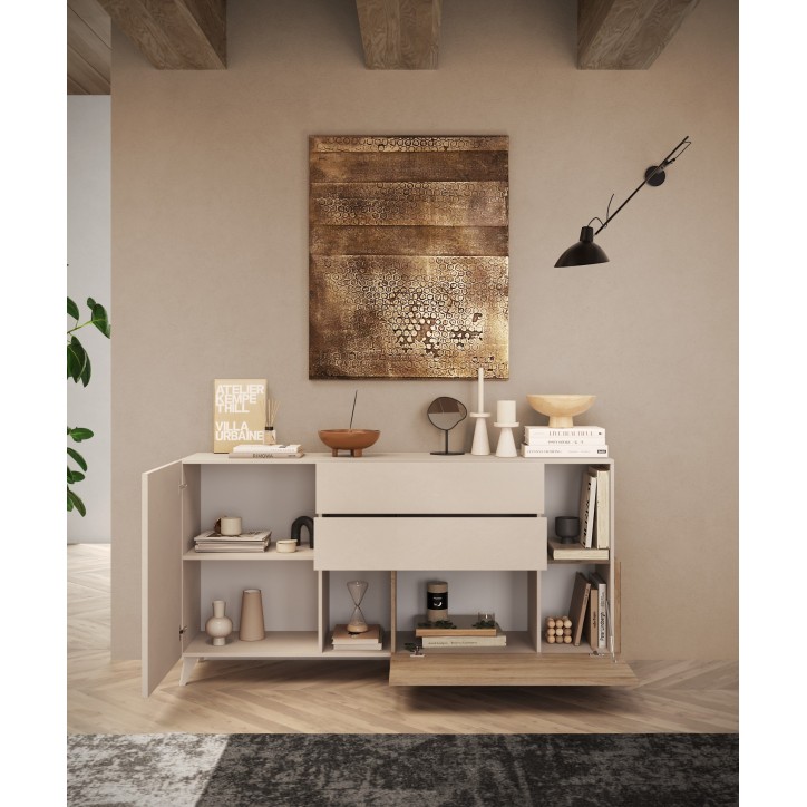 copy of Buffet EVEREST 206 cm Lave, argile et bois