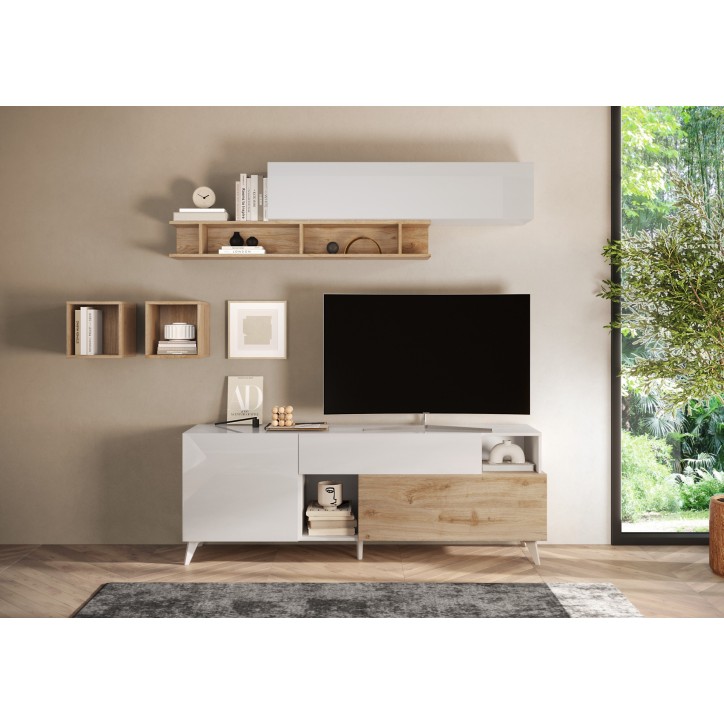 copy of Buffet EVEREST 206 cm Lave, argile et bois