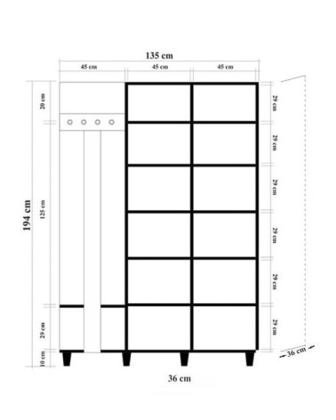 Meuble d'entrée GRAMANTO ART