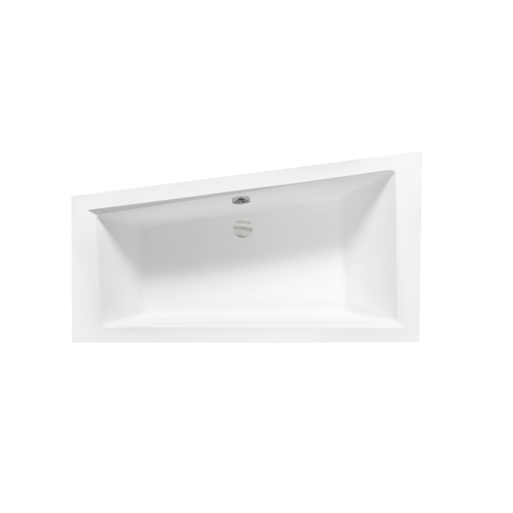 LINKER hoekbad INTIMA 150 of 160 cm MET SCHORT