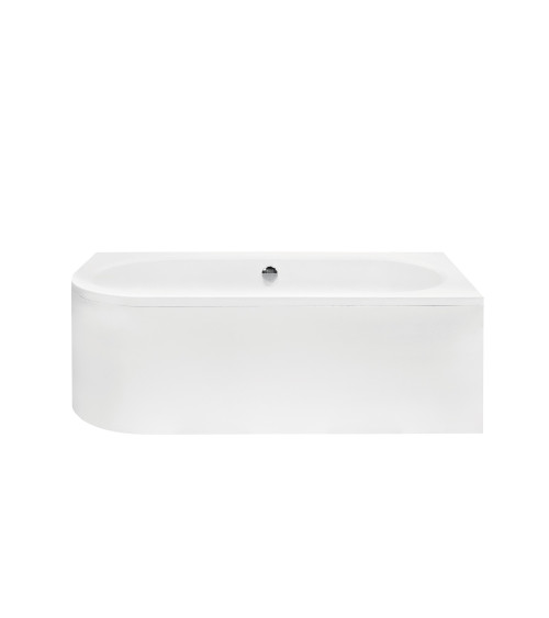 Bañera HILIO  150 x75 cm, ángulo derecho, con faldón