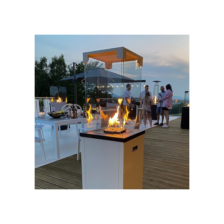 CHAUFFAGE EXTÉRIEUR GAZ PATIO LIGHT BLANC