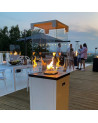CHAUFFAGE EXTÉRIEUR GAZ PATIO LIGHT BLANC
